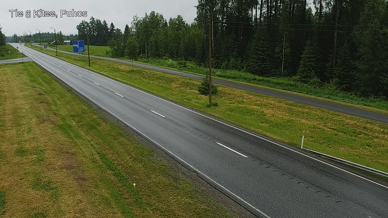 Kelikamerat Kuva Tie 6 Kitee, Puhos, Kitee, Pohjois-Karjala