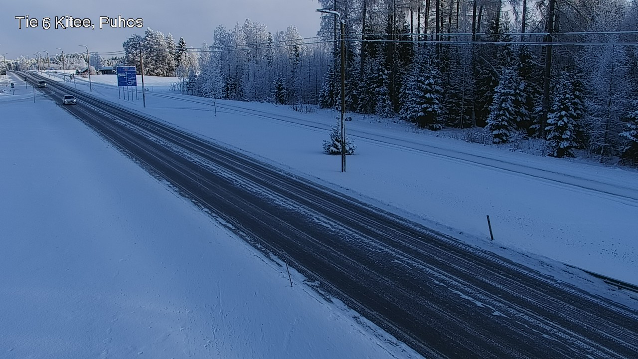 Weather Camera Image Road 6Kitee,  Puhos, Kitee, Pohjois-Karjala