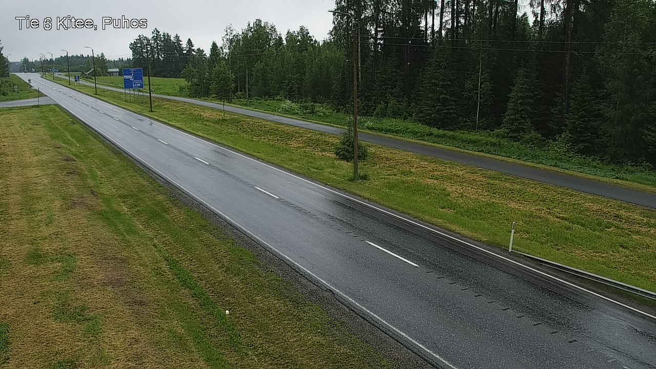Kelikamerat Kuva Tie 6 Kitee, Puhos, Kitee, Pohjois-Karjala