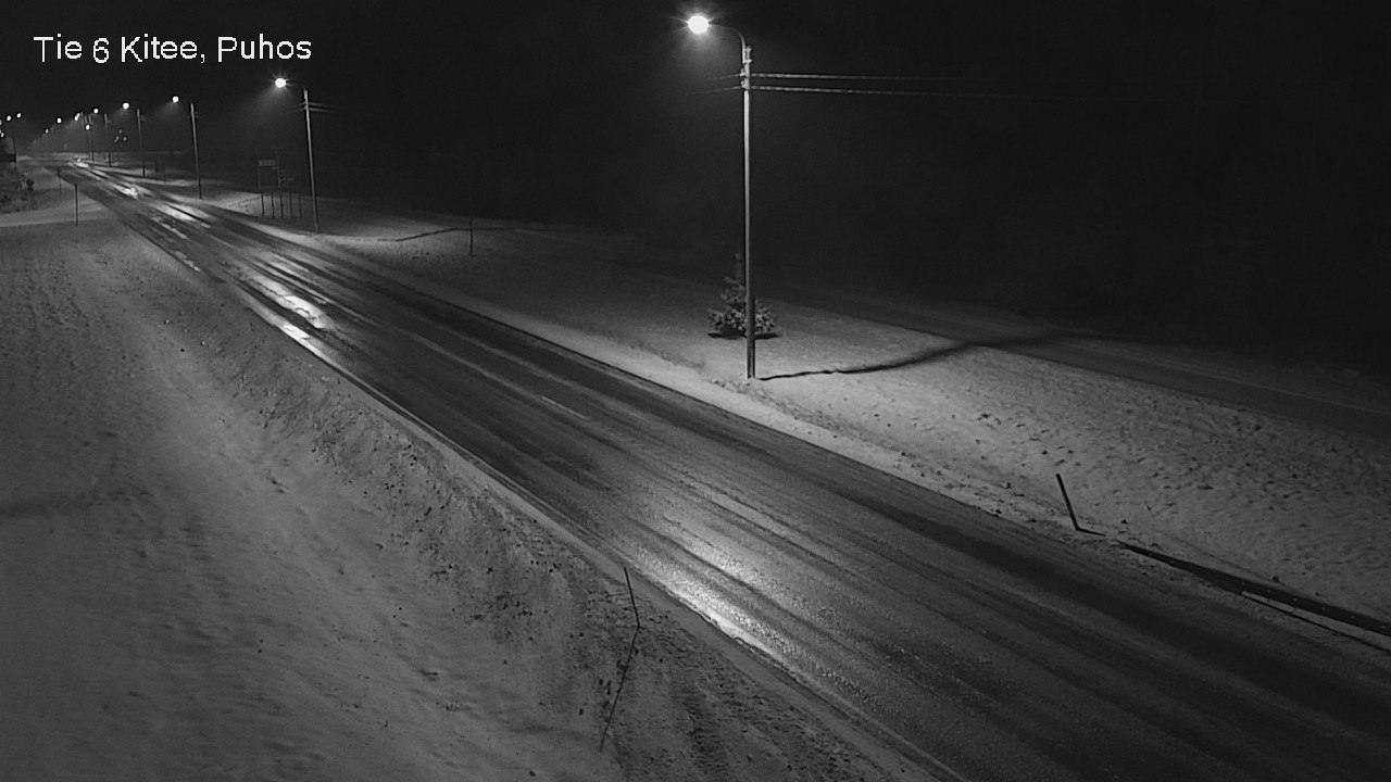 Weather Camera Image Road 6Kitee,  Puhos, Kitee, Pohjois-Karjala