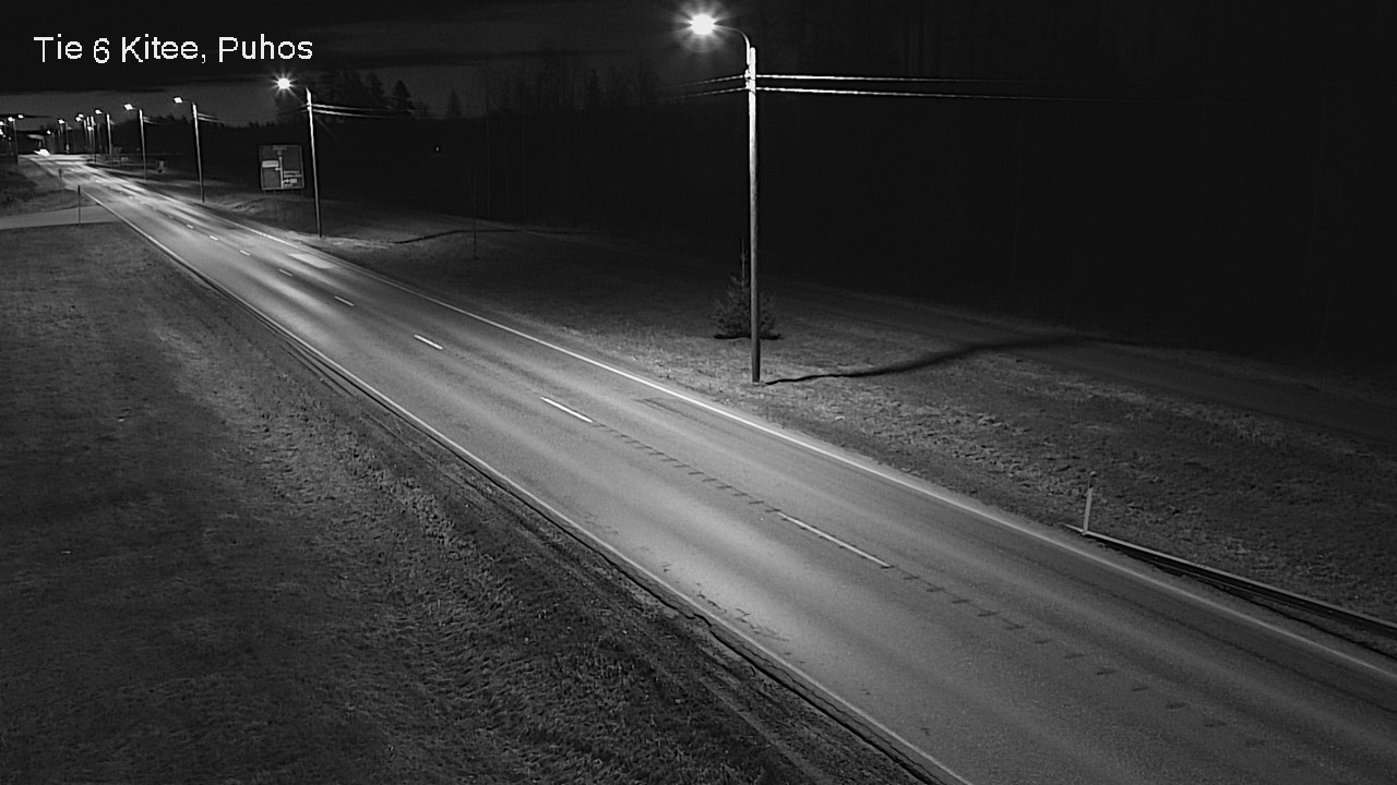 Weather Camera Image Väg 6 Kitee, Puhos, Kitee, Pohjois-Karjala