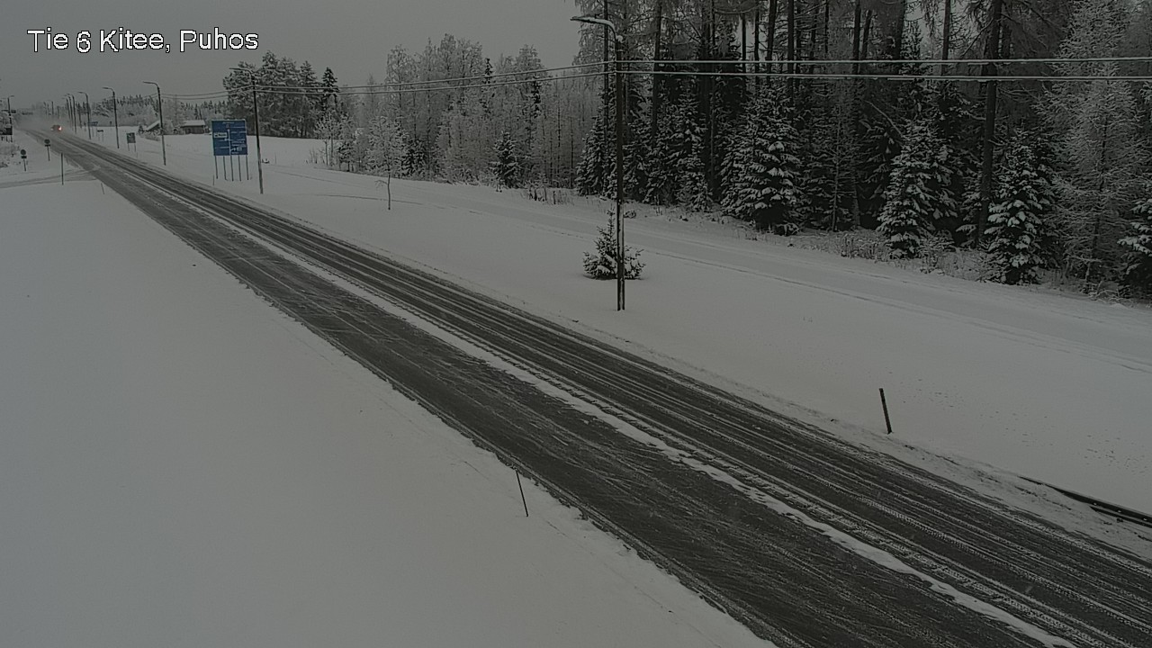 Kelikamerat Kuva Tie 6 Kitee, Puhos, Kitee, Pohjois-Karjala