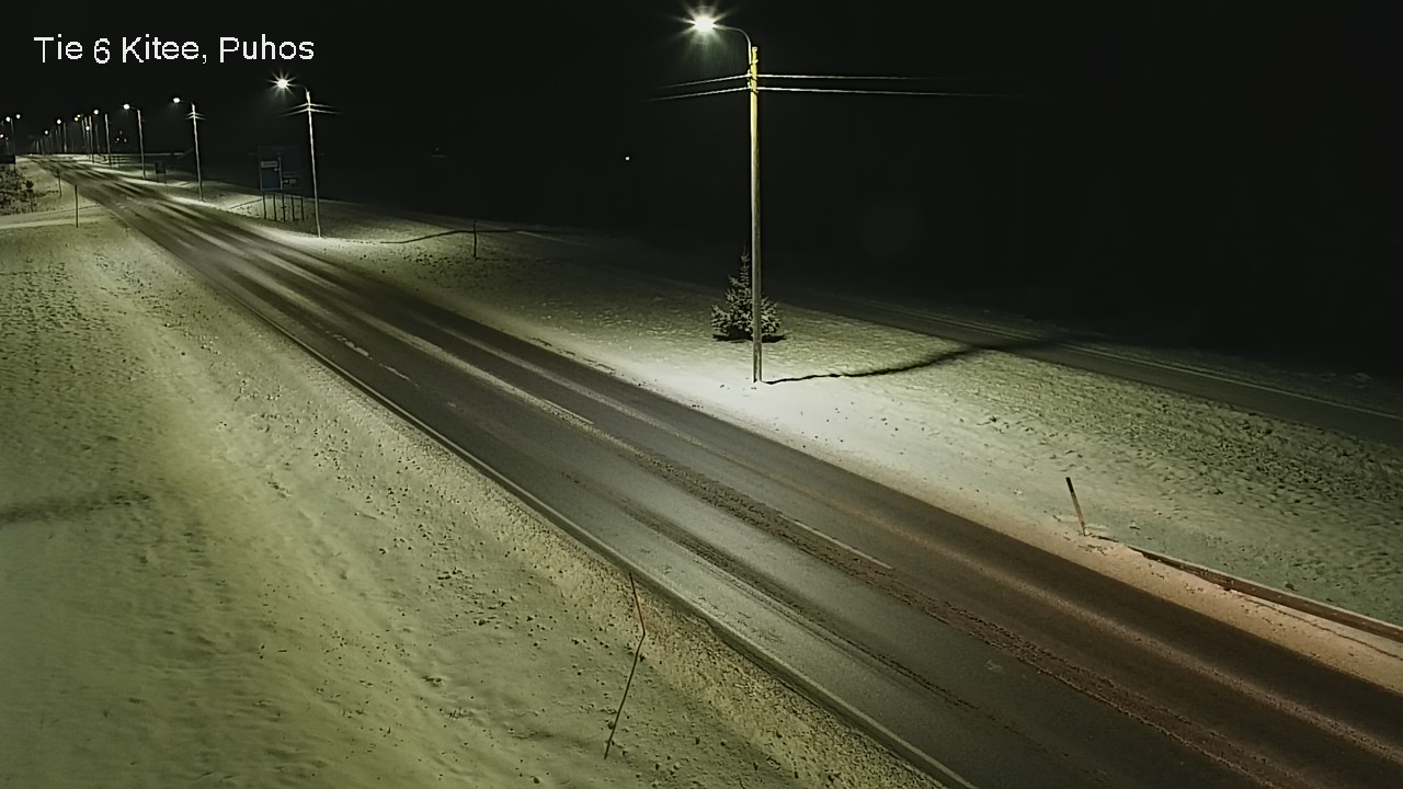 Weather Camera Image Road 6Kitee,  Puhos, Kitee, Pohjois-Karjala