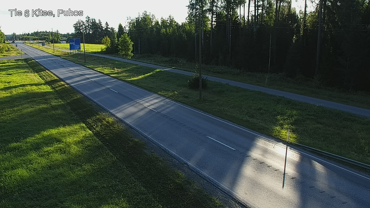 Weather Camera Image Road 6Kitee,  Puhos, Kitee, Pohjois-Karjala