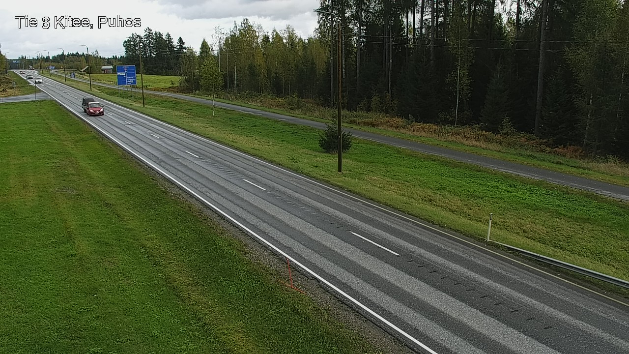 Weather Camera Image Road 6Kitee,  Puhos, Kitee, Pohjois-Karjala