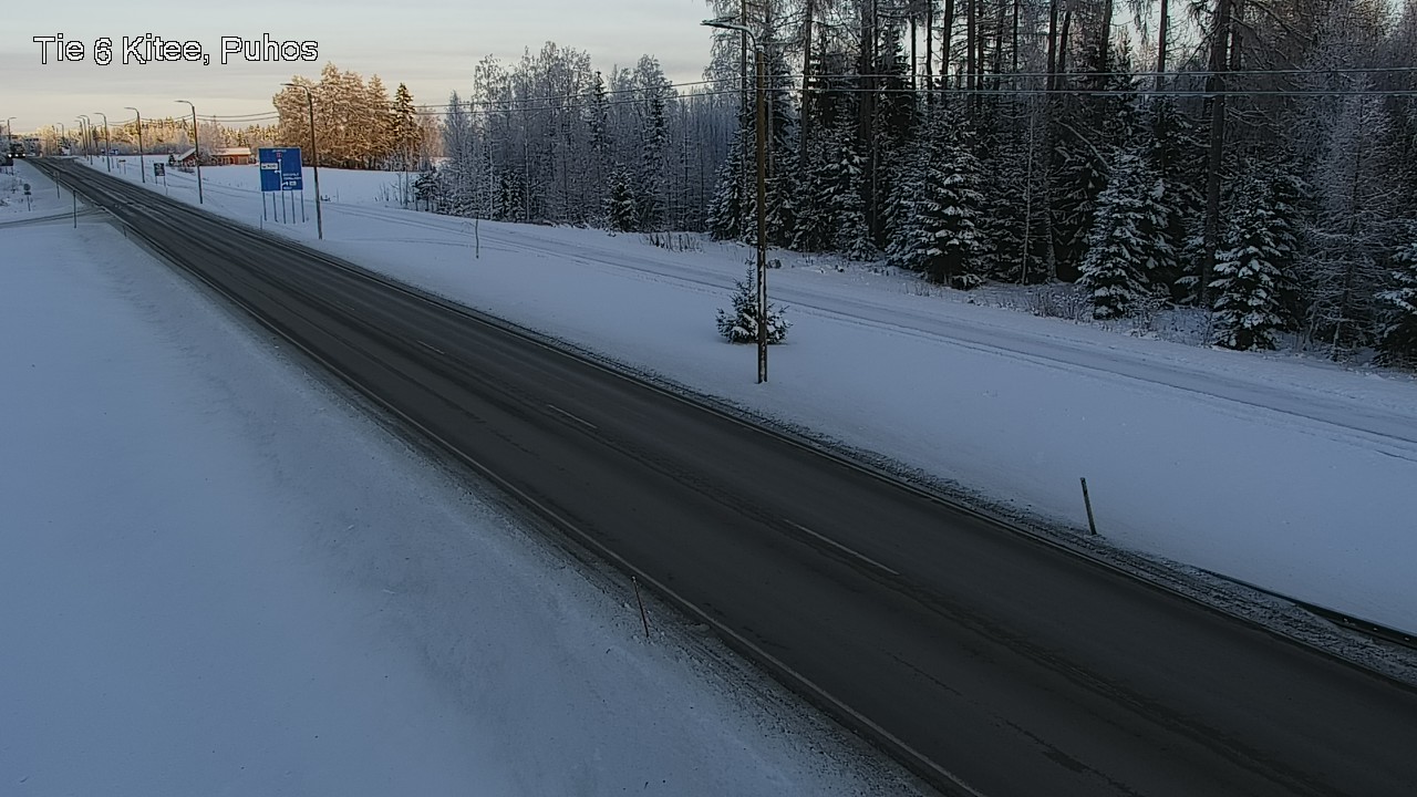 Kelikamerat Kuva Tie 6 Kitee, Puhos, Kitee, Pohjois-Karjala