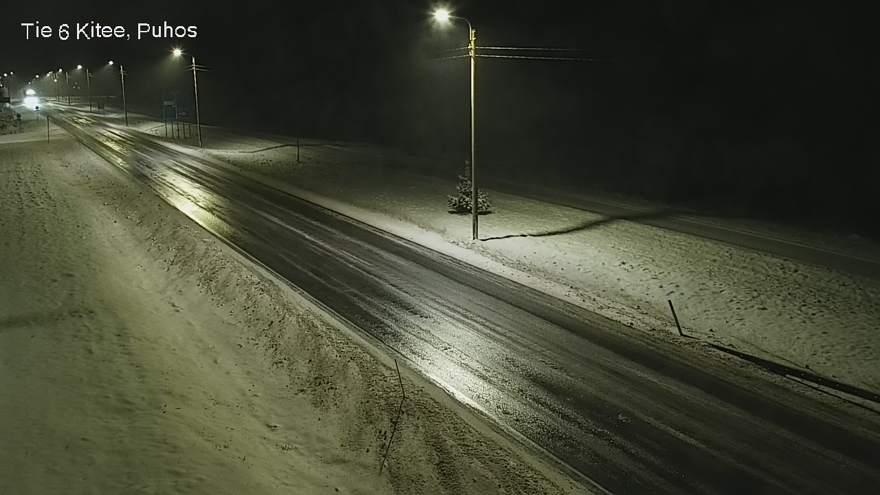 Weather Camera Image Road 6Kitee,  Puhos, Kitee, Pohjois-Karjala