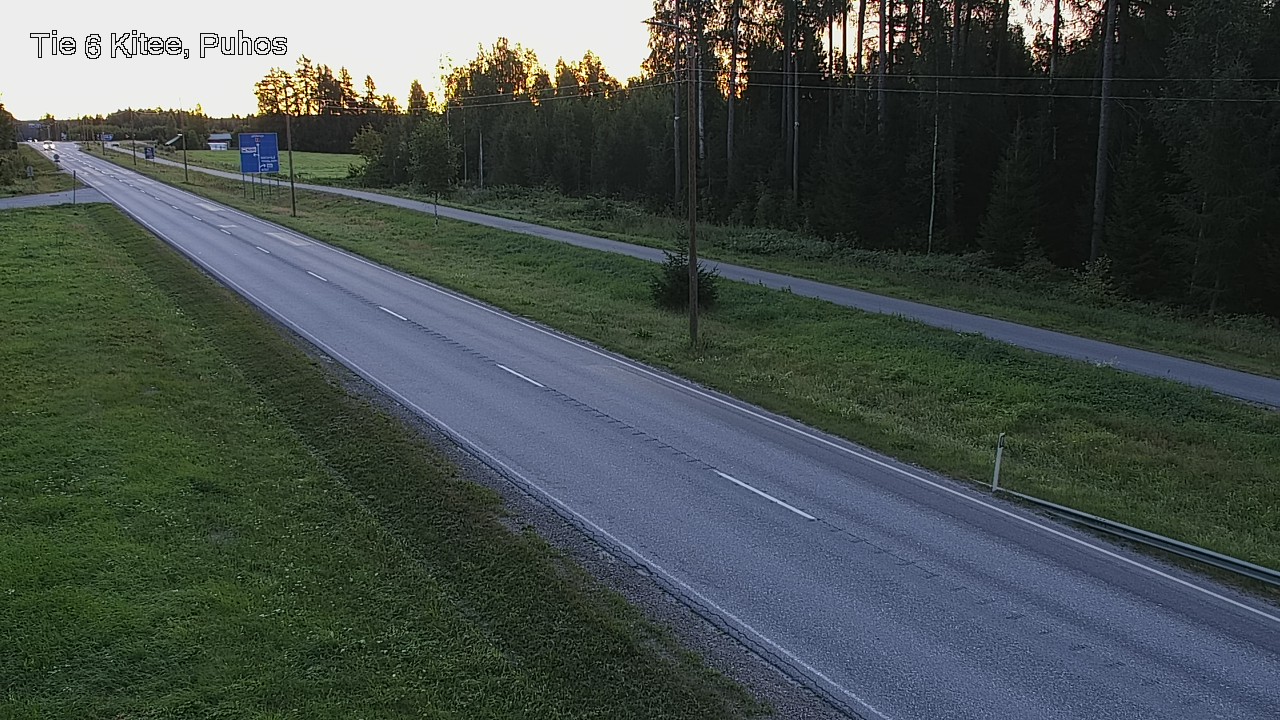 Kelikamerat Kuva Tie 6 Kitee, Puhos, Kitee, Pohjois-Karjala