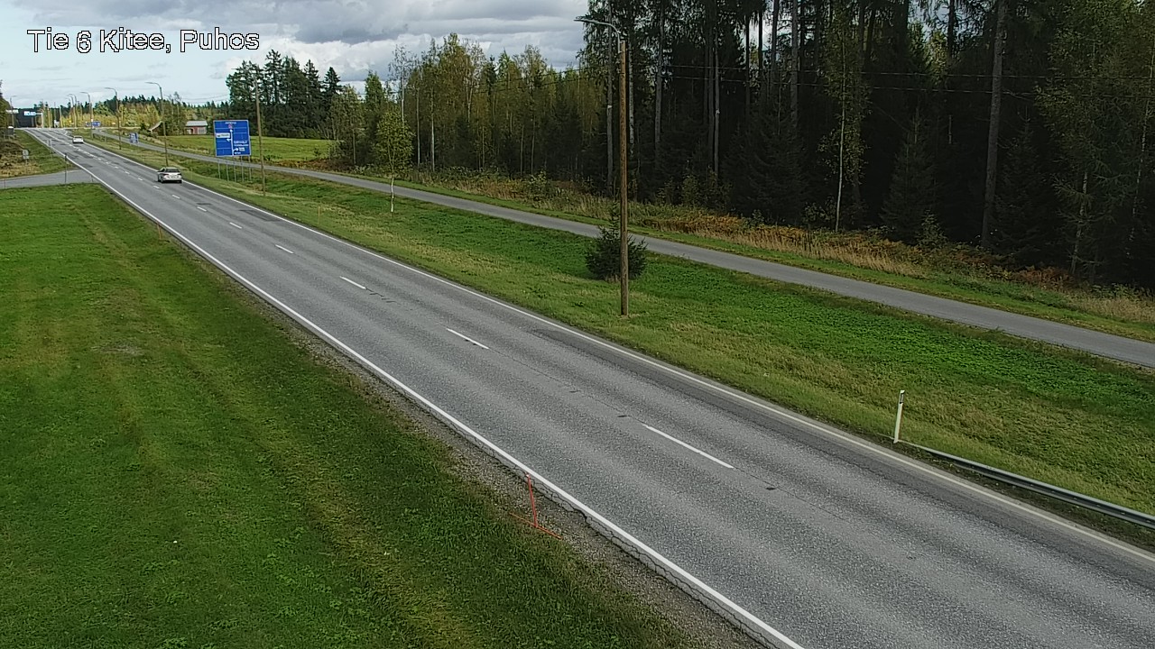 Weather Camera Image Road 6Kitee,  Puhos, Kitee, Pohjois-Karjala