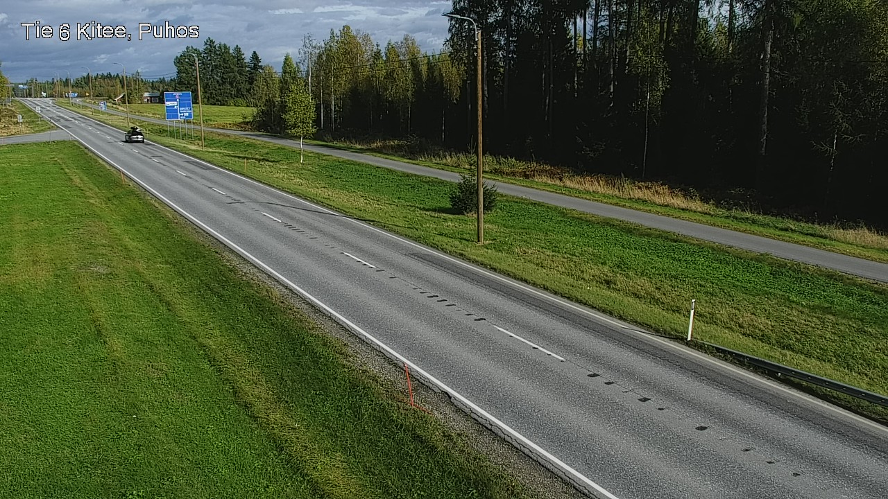 Weather Camera Image Road 6Kitee,  Puhos, Kitee, Pohjois-Karjala