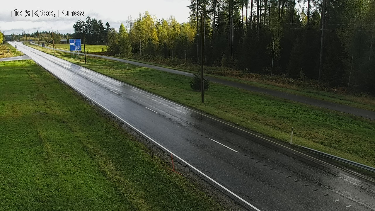 Weather Camera Image Road 6Kitee,  Puhos, Kitee, Pohjois-Karjala