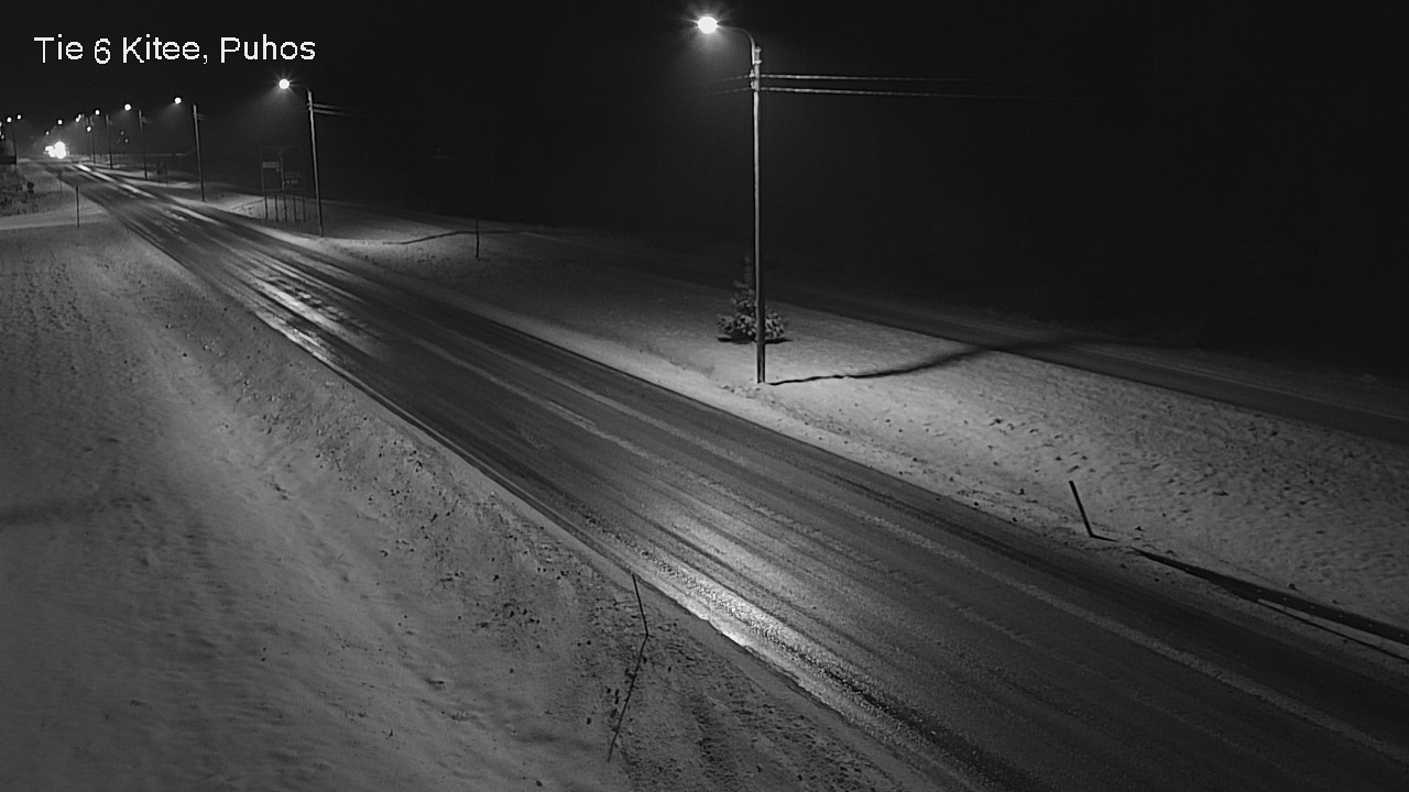 Weather Camera Image Road 6Kitee,  Puhos, Kitee, Pohjois-Karjala