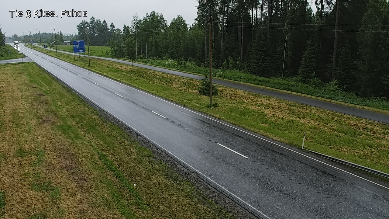 Kelikamerat Kuva Tie 6 Kitee, Puhos, Kitee, Pohjois-Karjala