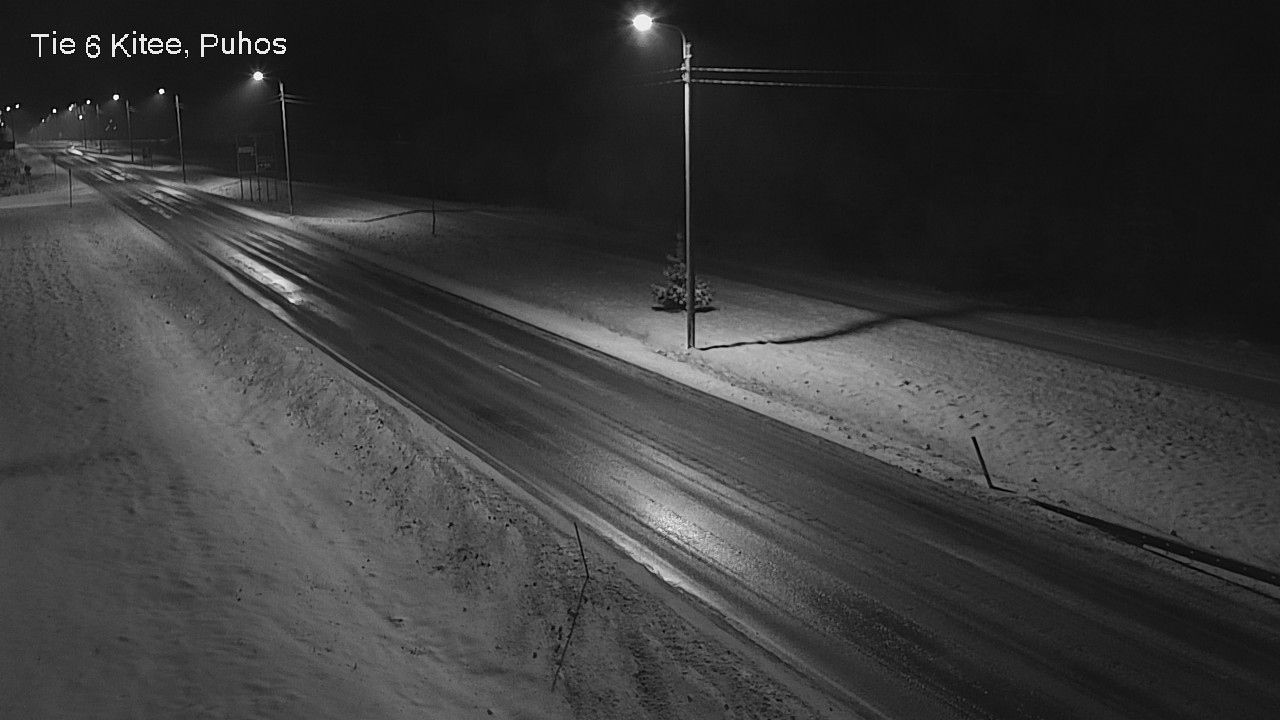 Weather Camera Image Road 6Kitee,  Puhos, Kitee, Pohjois-Karjala
