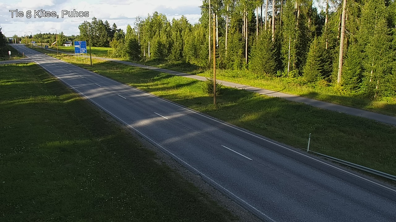 Kelikamerat Kuva Tie 6 Kitee, Puhos, Kitee, Pohjois-Karjala
