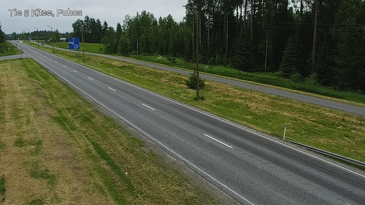 Kelikamerat Kuva Tie 6 Kitee, Puhos, Kitee, Pohjois-Karjala