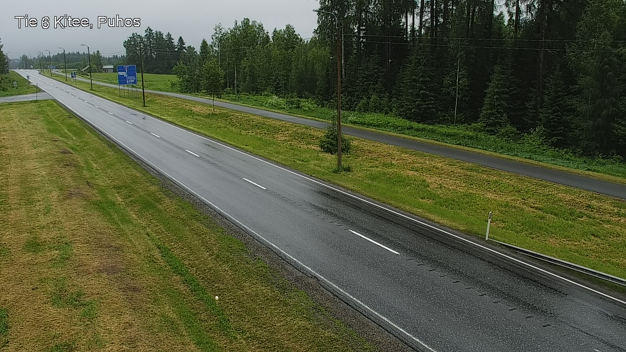 Kelikamerat Kuva Tie 6 Kitee, Puhos, Kitee, Pohjois-Karjala