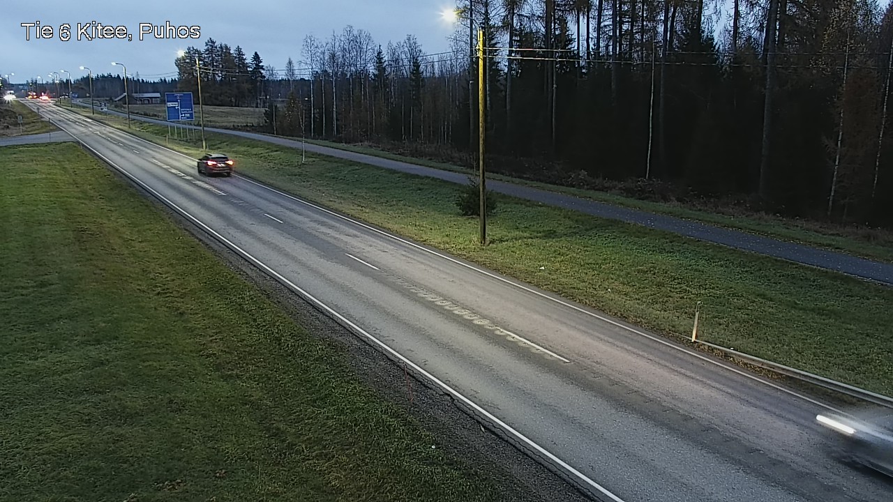 Kelikamerat Kuva Tie 6 Kitee, Puhos, Kitee, Pohjois-Karjala