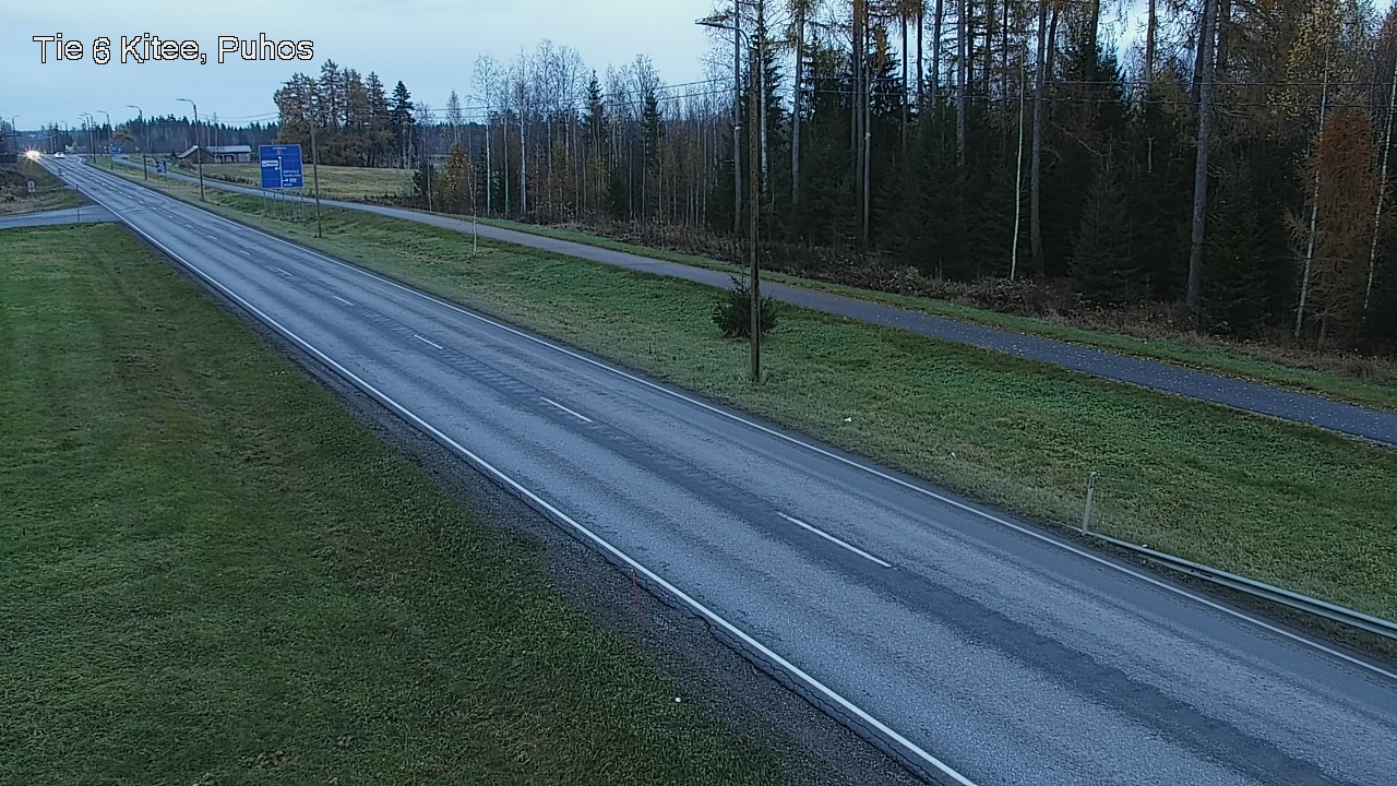 Kelikamerat Kuva Tie 6 Kitee, Puhos, Kitee, Pohjois-Karjala