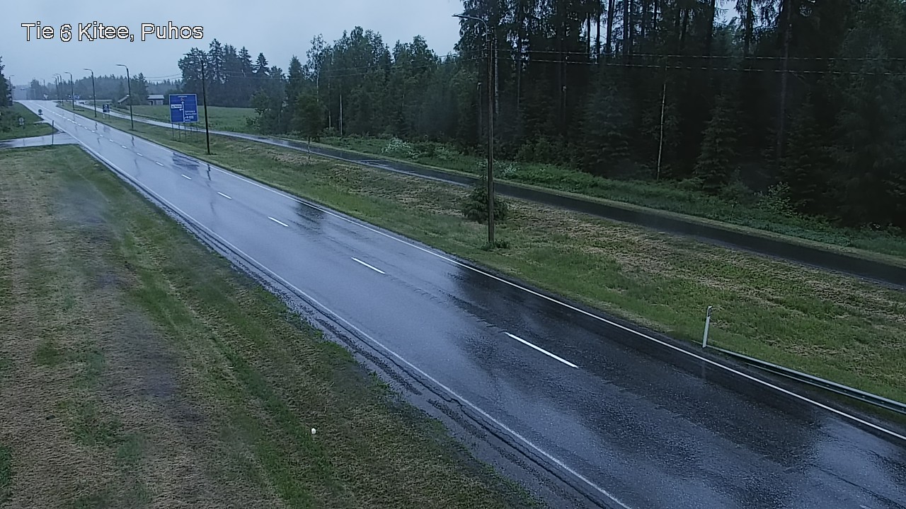 Kelikamerat Kuva Tie 6 Kitee, Puhos, Kitee, Pohjois-Karjala