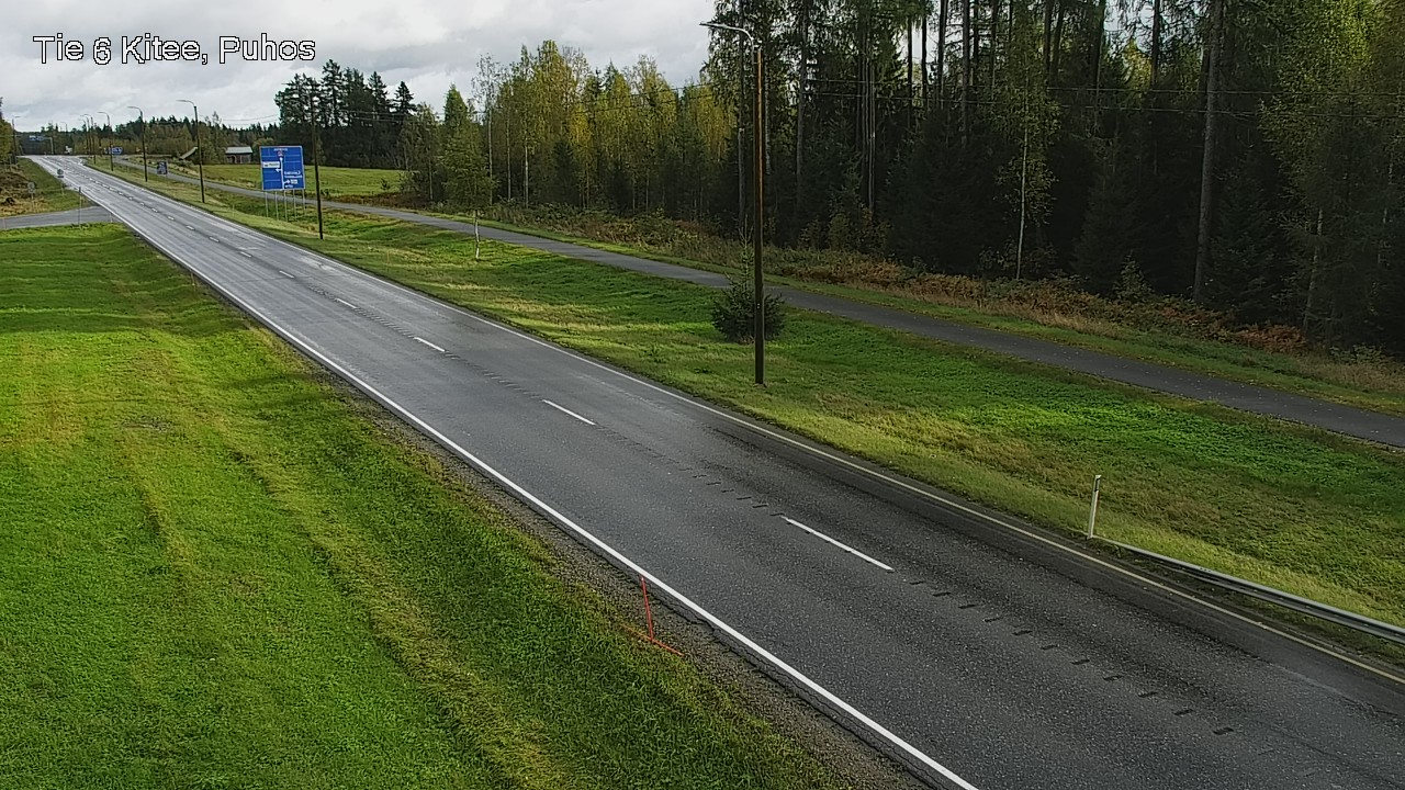 Weather Camera Image Road 6Kitee,  Puhos, Kitee, Pohjois-Karjala