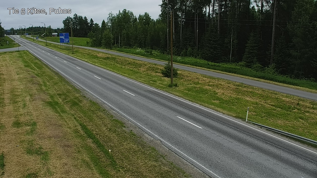 Kelikamerat Kuva Tie 6 Kitee, Puhos, Kitee, Pohjois-Karjala