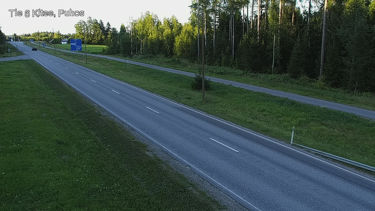 Kelikamerat Kuva Tie 6 Kitee, Puhos, Kitee, Pohjois-Karjala