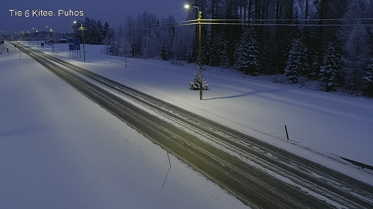 Kelikamerat Kuva Tie 6 Kitee, Puhos, Kitee, Pohjois-Karjala