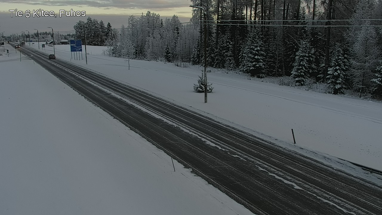 Weather Camera Image Road 6Kitee,  Puhos, Kitee, Pohjois-Karjala