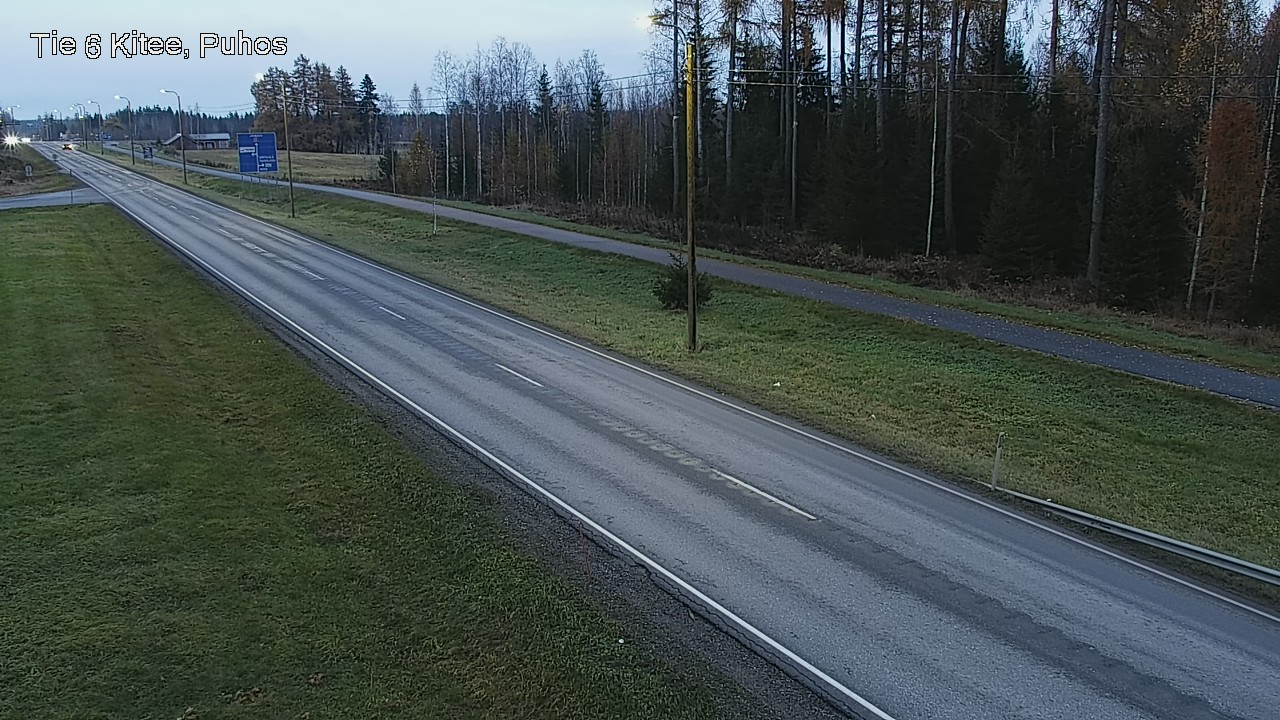 Kelikamerat Kuva Tie 6 Kitee, Puhos, Kitee, Pohjois-Karjala