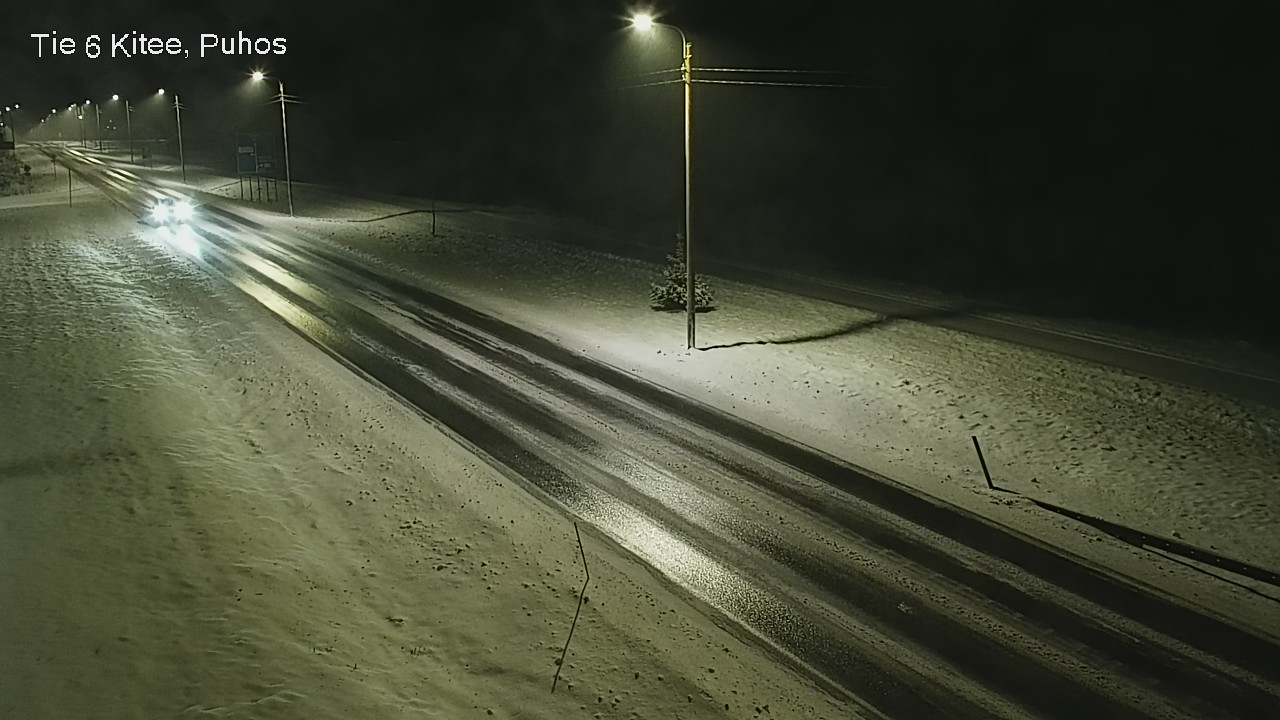 Weather Camera Image Road 6Kitee,  Puhos, Kitee, Pohjois-Karjala