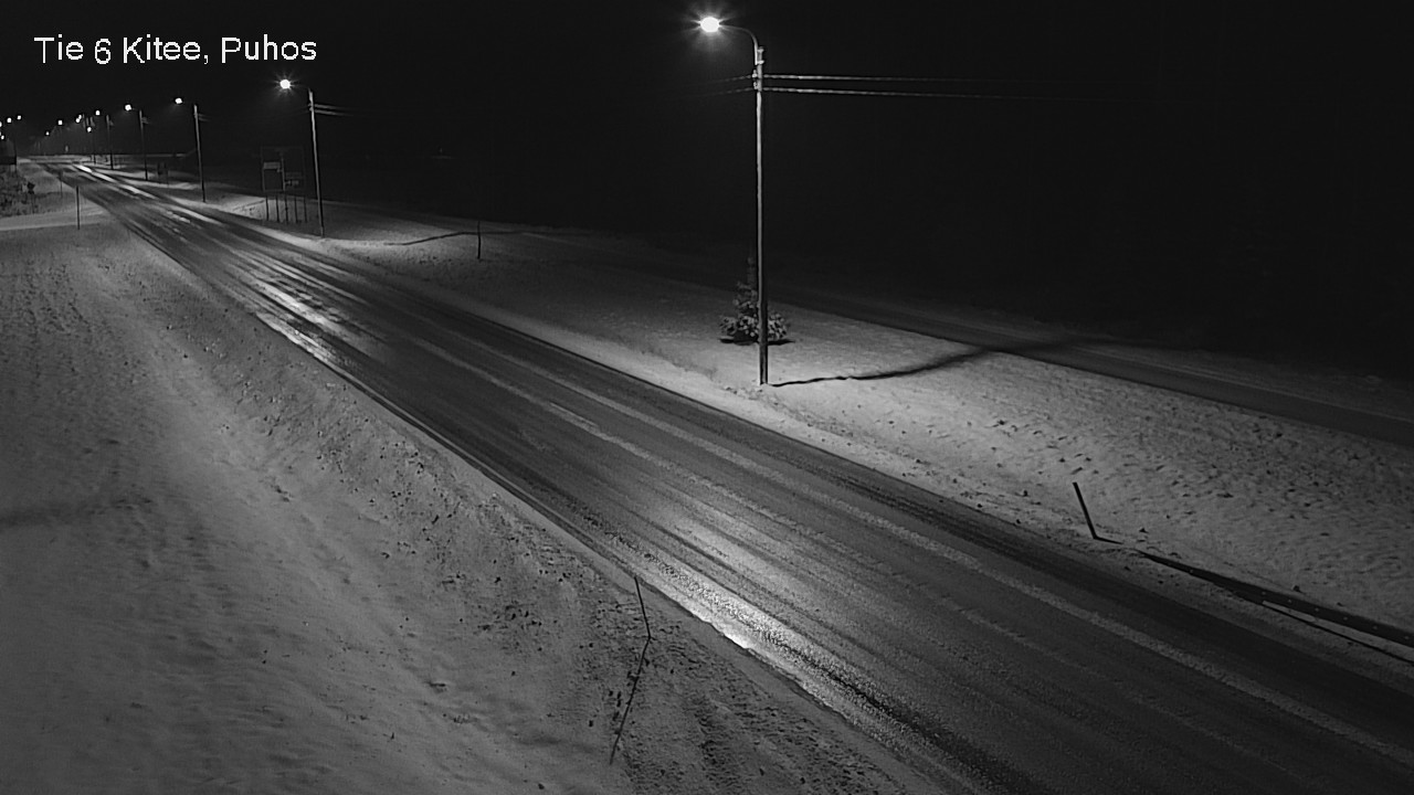 Weather Camera Image Väg 6 Kitee, Puhos, Kitee, Pohjois-Karjala