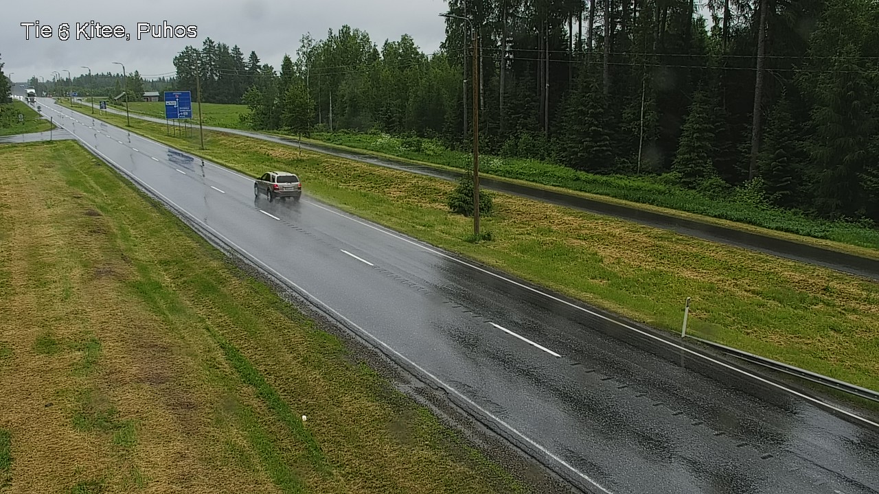Kelikamerat Kuva Tie 6 Kitee, Puhos, Kitee, Pohjois-Karjala
