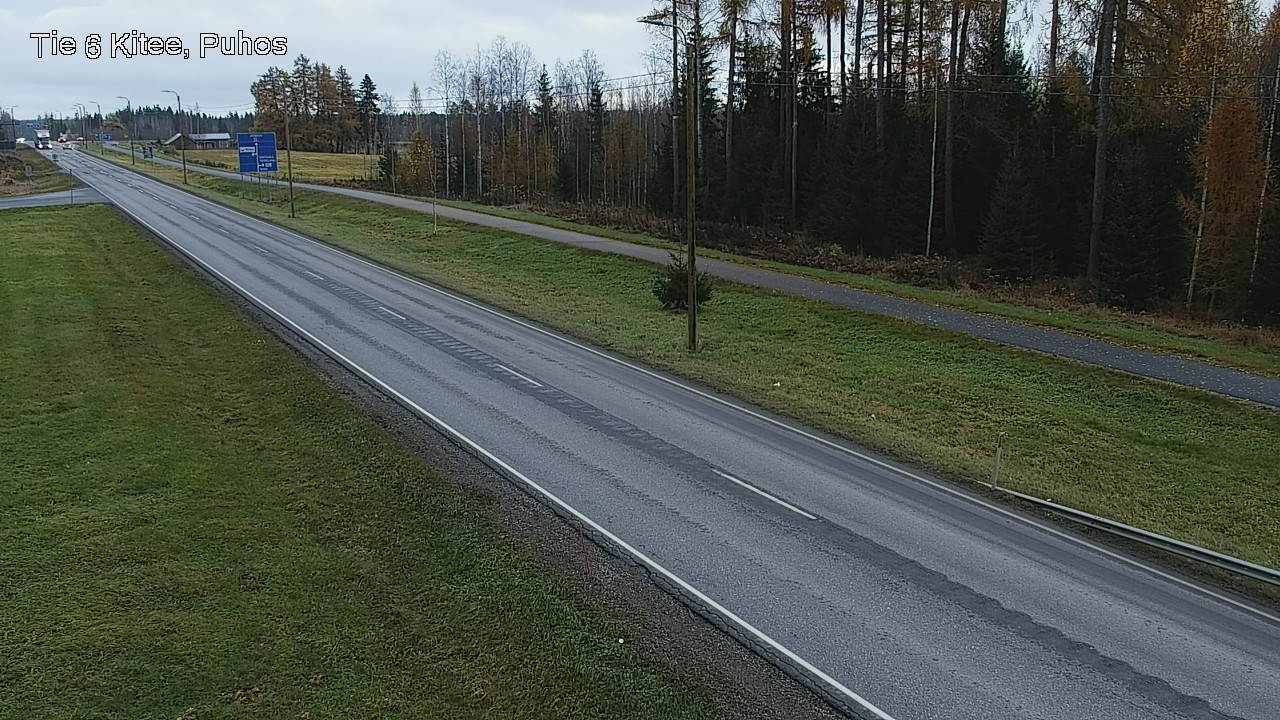 Kelikamerat Kuva Tie 6 Kitee, Puhos, Kitee, Pohjois-Karjala
