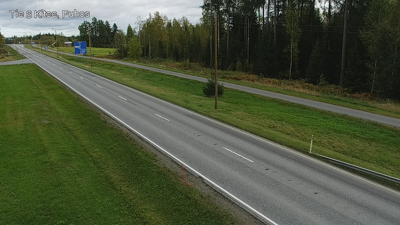 Weather Camera Image Road 6Kitee,  Puhos, Kitee, Pohjois-Karjala