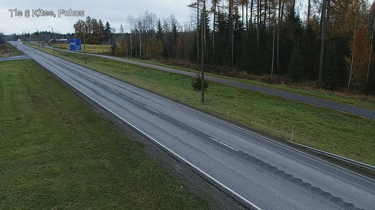 Kelikamerat Kuva Tie 6 Kitee, Puhos, Kitee, Pohjois-Karjala