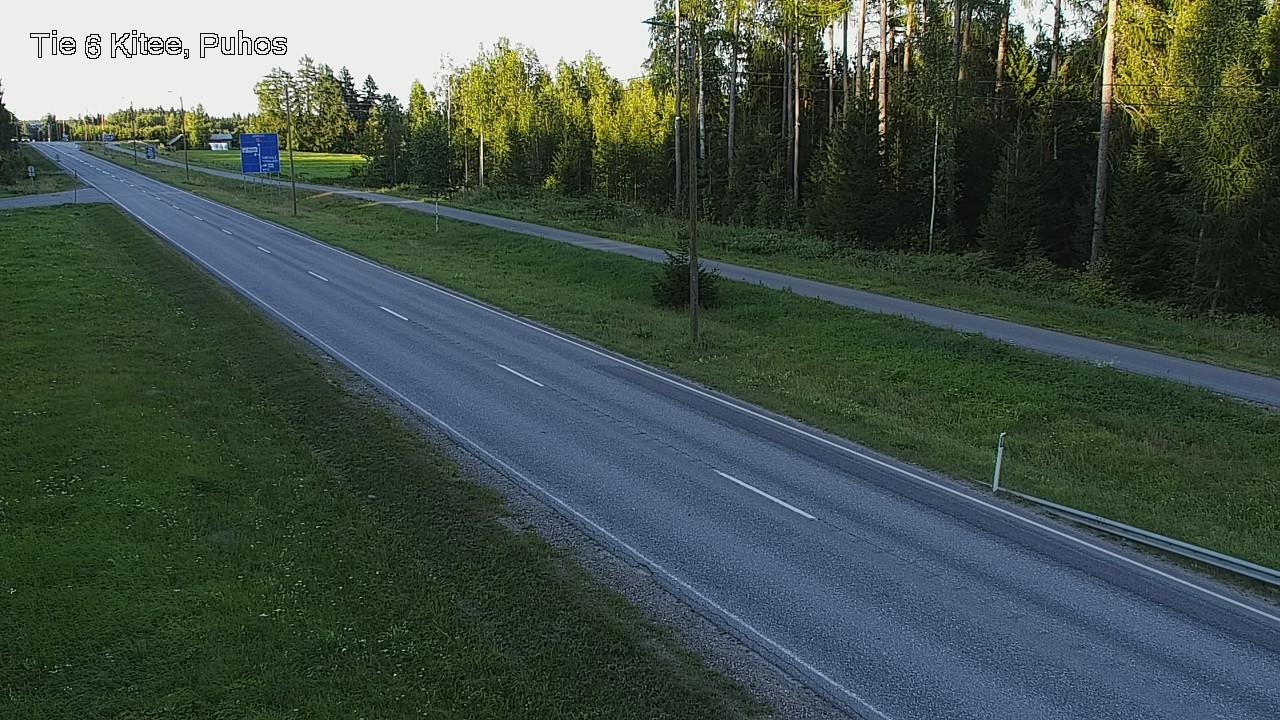 Kelikamerat Kuva Tie 6 Kitee, Puhos, Kitee, Pohjois-Karjala