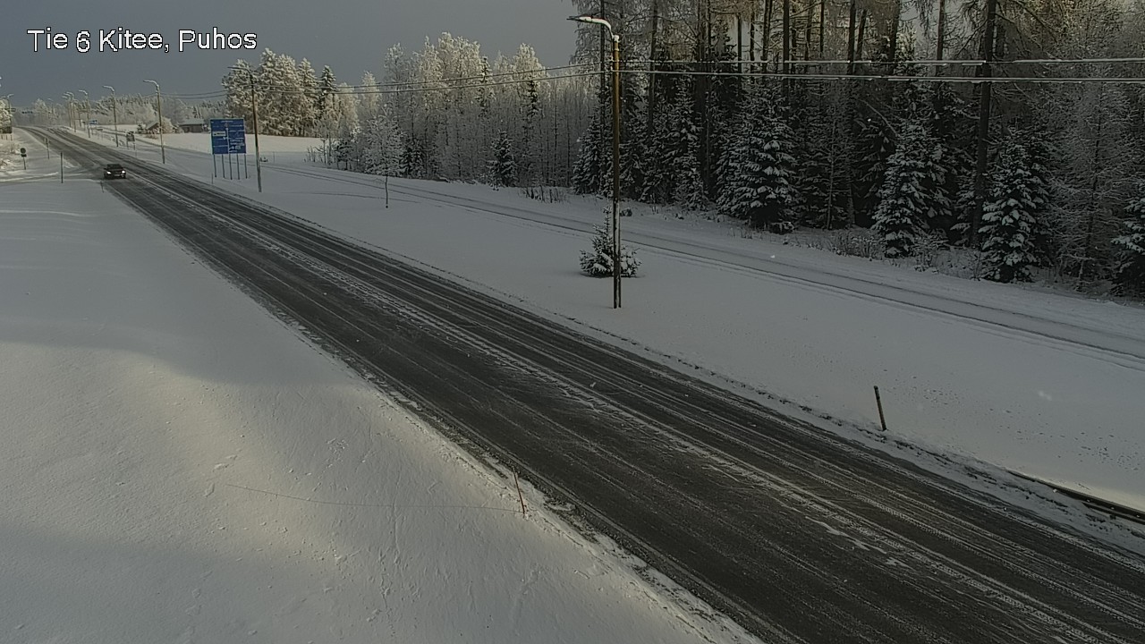 Weather Camera Image Road 6Kitee,  Puhos, Kitee, Pohjois-Karjala