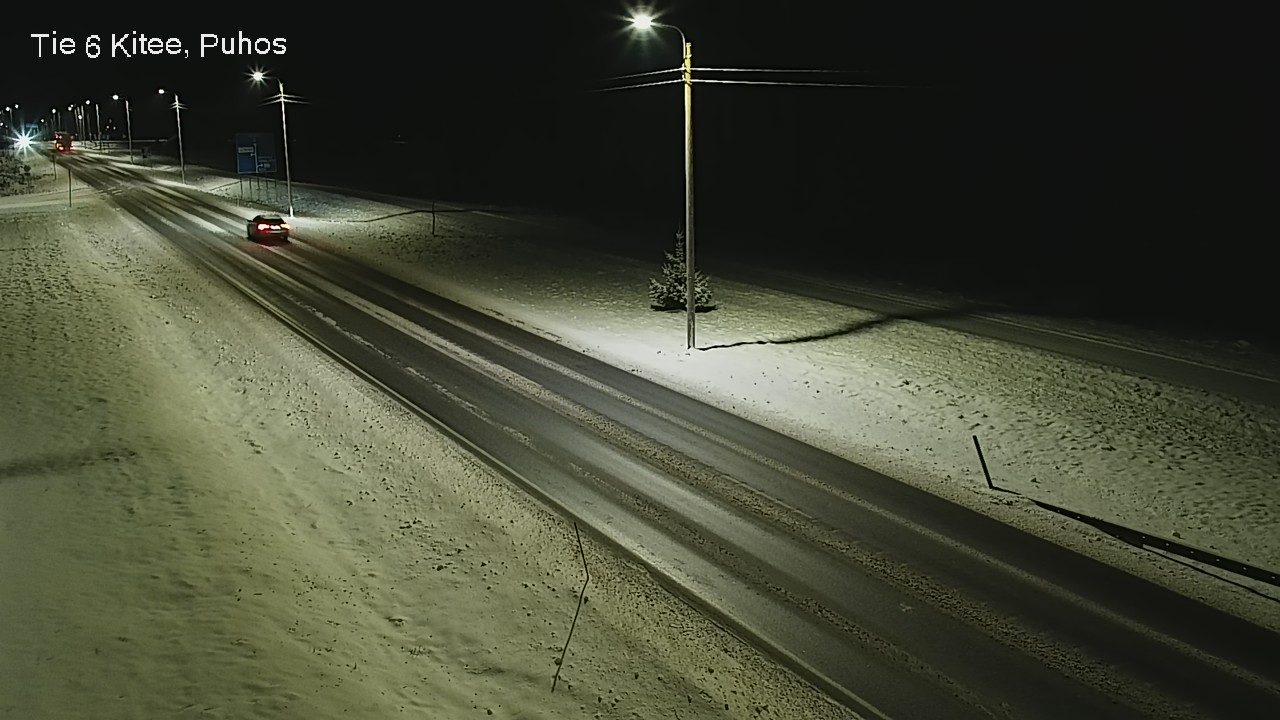 Weather Camera Image Road 6Kitee,  Puhos, Kitee, Pohjois-Karjala