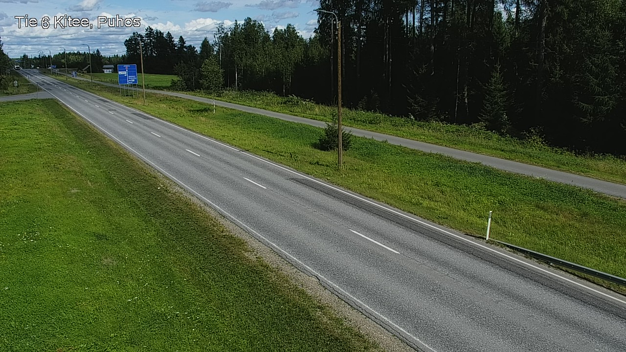 Kelikamerat Kuva Tie 6 Kitee, Puhos, Kitee, Pohjois-Karjala