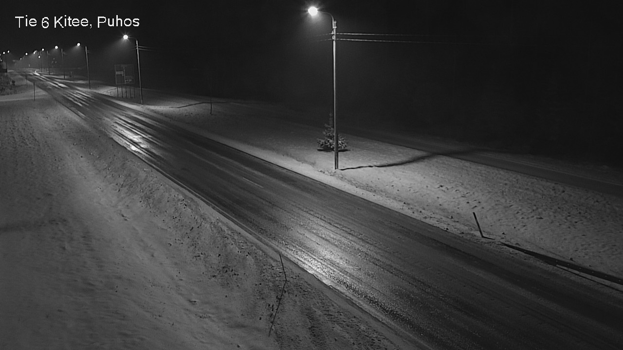 Weather Camera Image Road 6Kitee,  Puhos, Kitee, Pohjois-Karjala