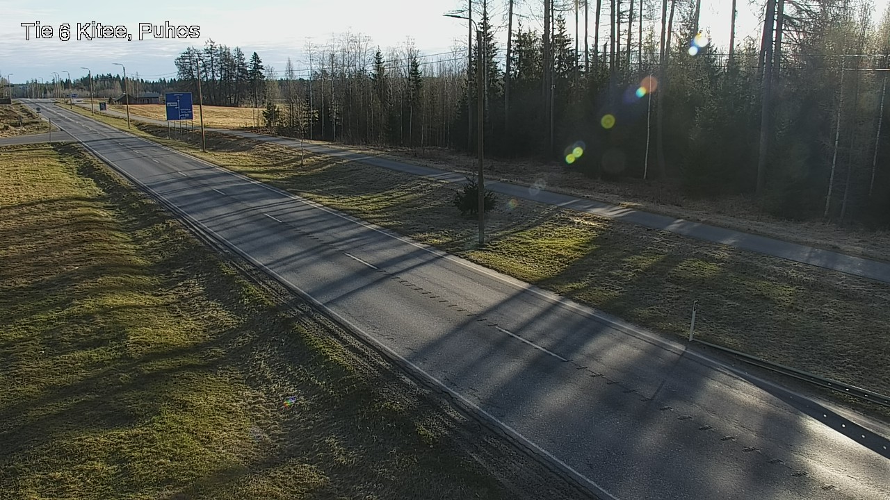 Weather Camera Image Väg 6 Kitee, Puhos, Kitee, Pohjois-Karjala