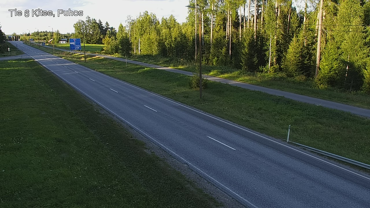 Kelikamerat Kuva Tie 6 Kitee, Puhos, Kitee, Pohjois-Karjala