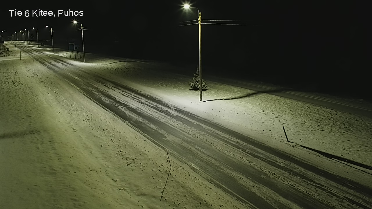 Weather Camera Image Road 6Kitee,  Puhos, Kitee, Pohjois-Karjala