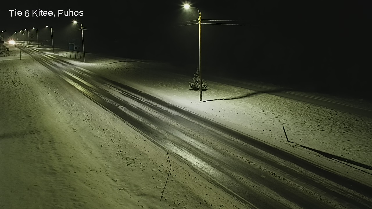 Weather Camera Image Road 6Kitee,  Puhos, Kitee, Pohjois-Karjala