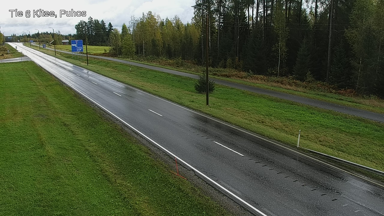 Weather Camera Image Road 6Kitee,  Puhos, Kitee, Pohjois-Karjala