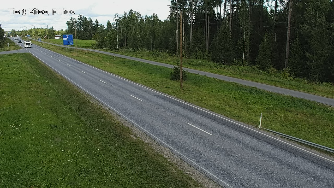 Kelikamerat Kuva Tie 6 Kitee, Puhos, Kitee, Pohjois-Karjala