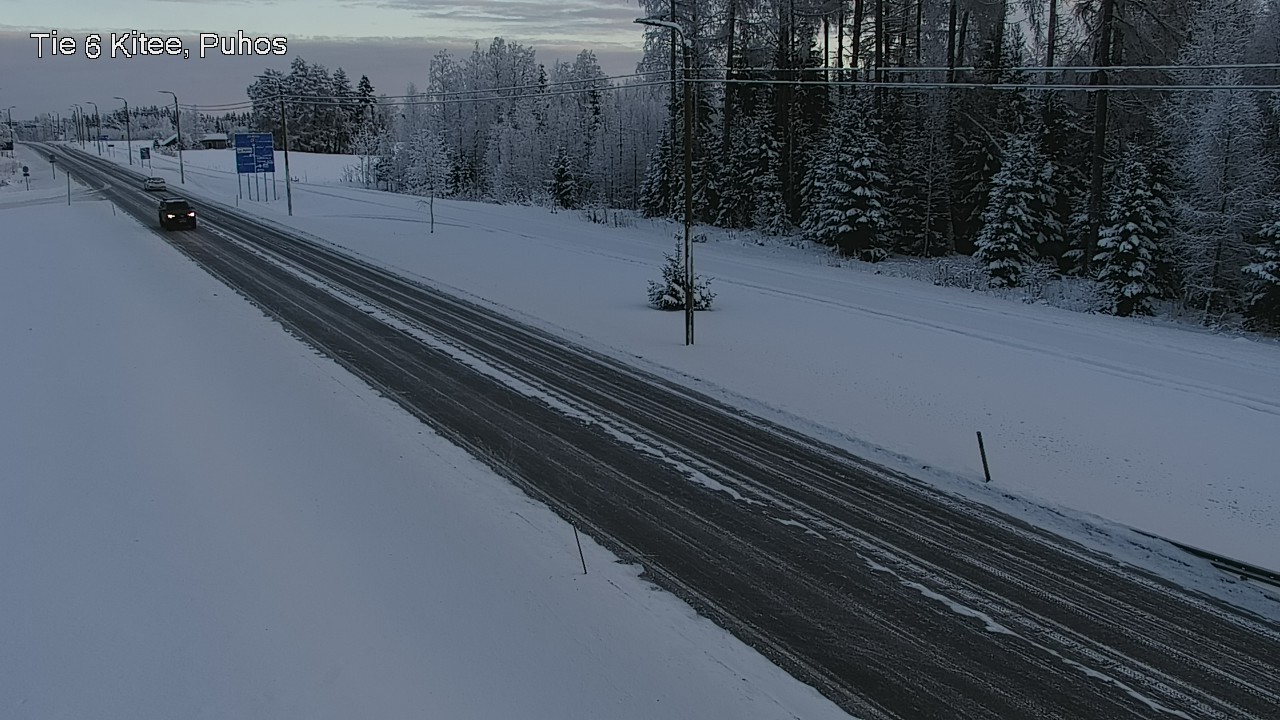 Weather Camera Image Road 6Kitee,  Puhos, Kitee, Pohjois-Karjala