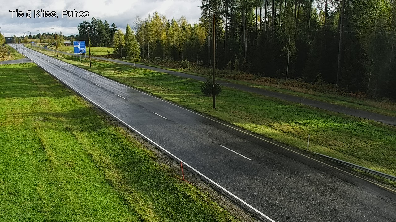 Weather Camera Image Road 6Kitee,  Puhos, Kitee, Pohjois-Karjala