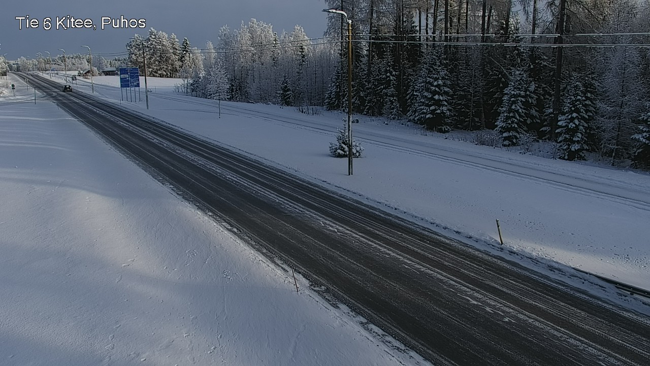 Weather Camera Image Road 6Kitee,  Puhos, Kitee, Pohjois-Karjala